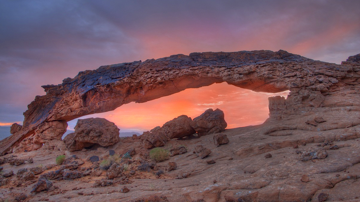 Sunset Arch, Glane Canyon, Kane County
