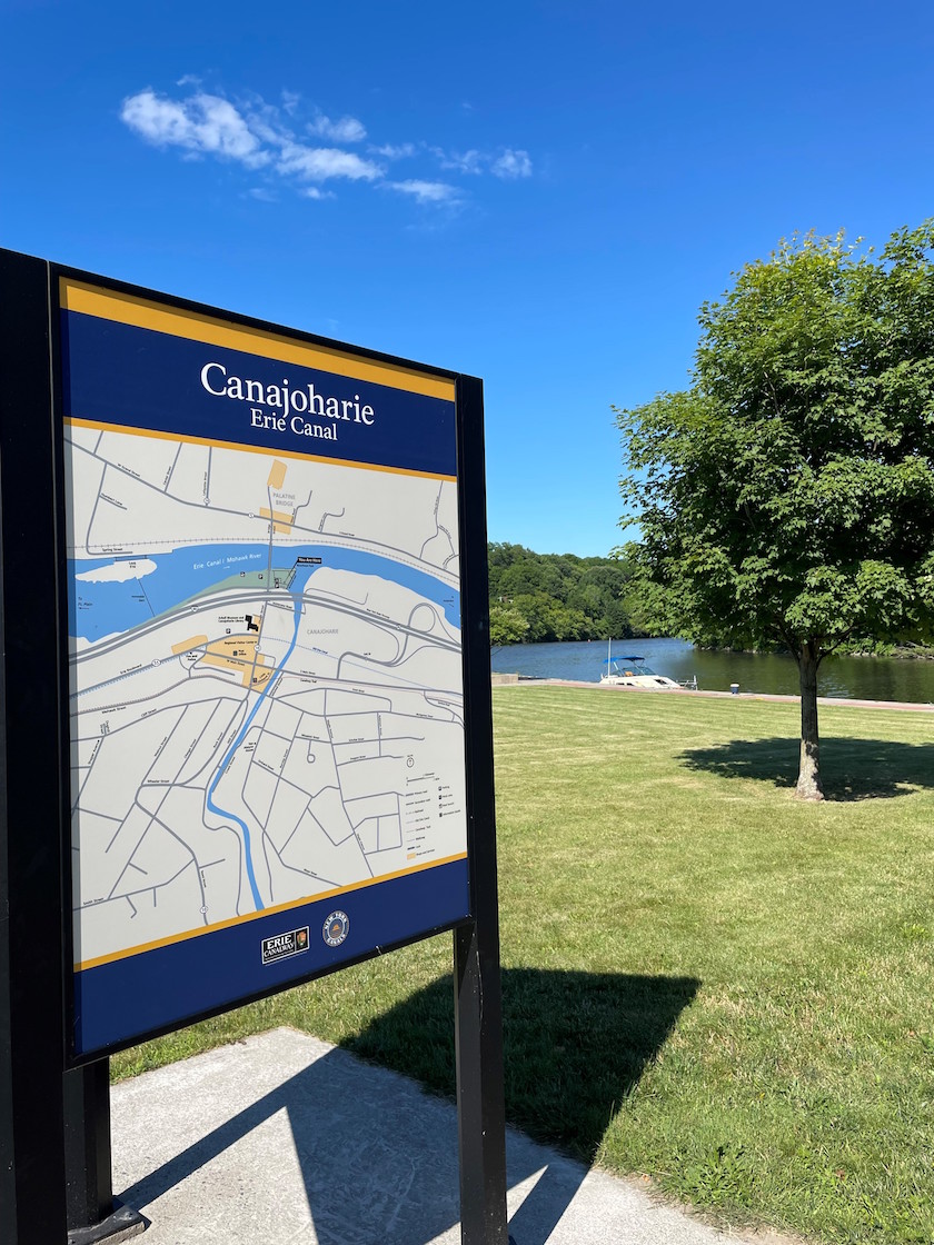 Empire State Trail, Canajoharie Trail head, Erie Canal, Canjoharie, NY