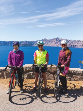 Cycling -  Crater Lake National Park, Oregon