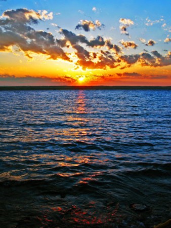 Seneca Lake Sunset, Seneca County, NY