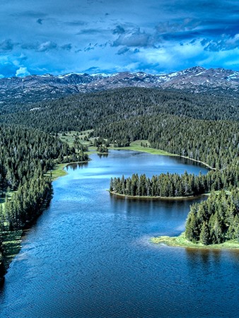 Ten Sleep Lake North, Bighorn Mountain Country, Washakie, Wyoming