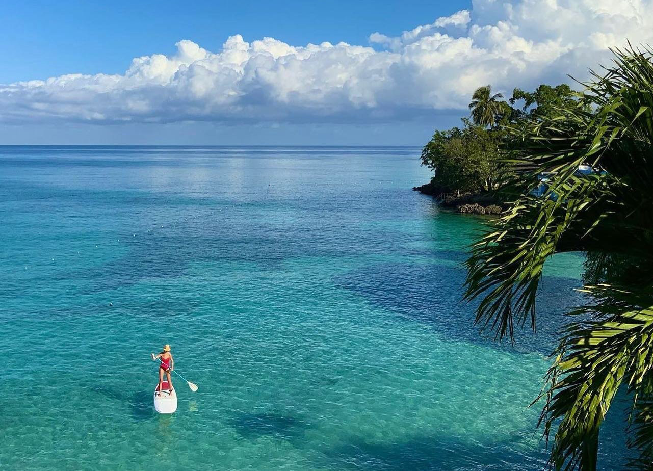 Paddle boarder