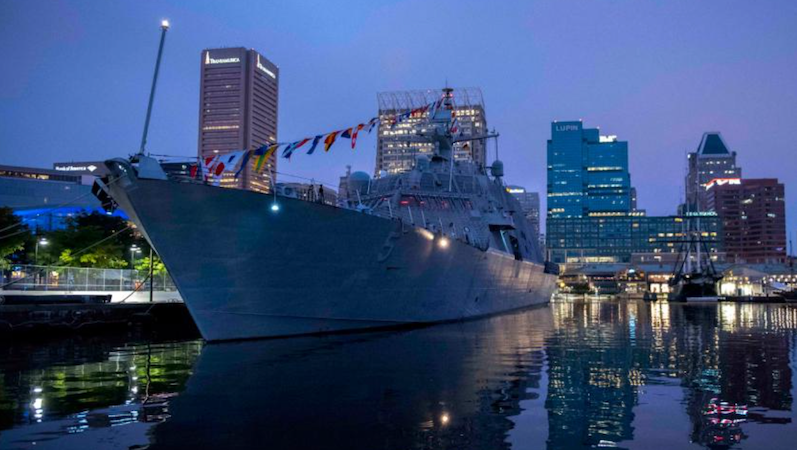 Battleship, Maryland Fleet Week & Flyover Baltimore
