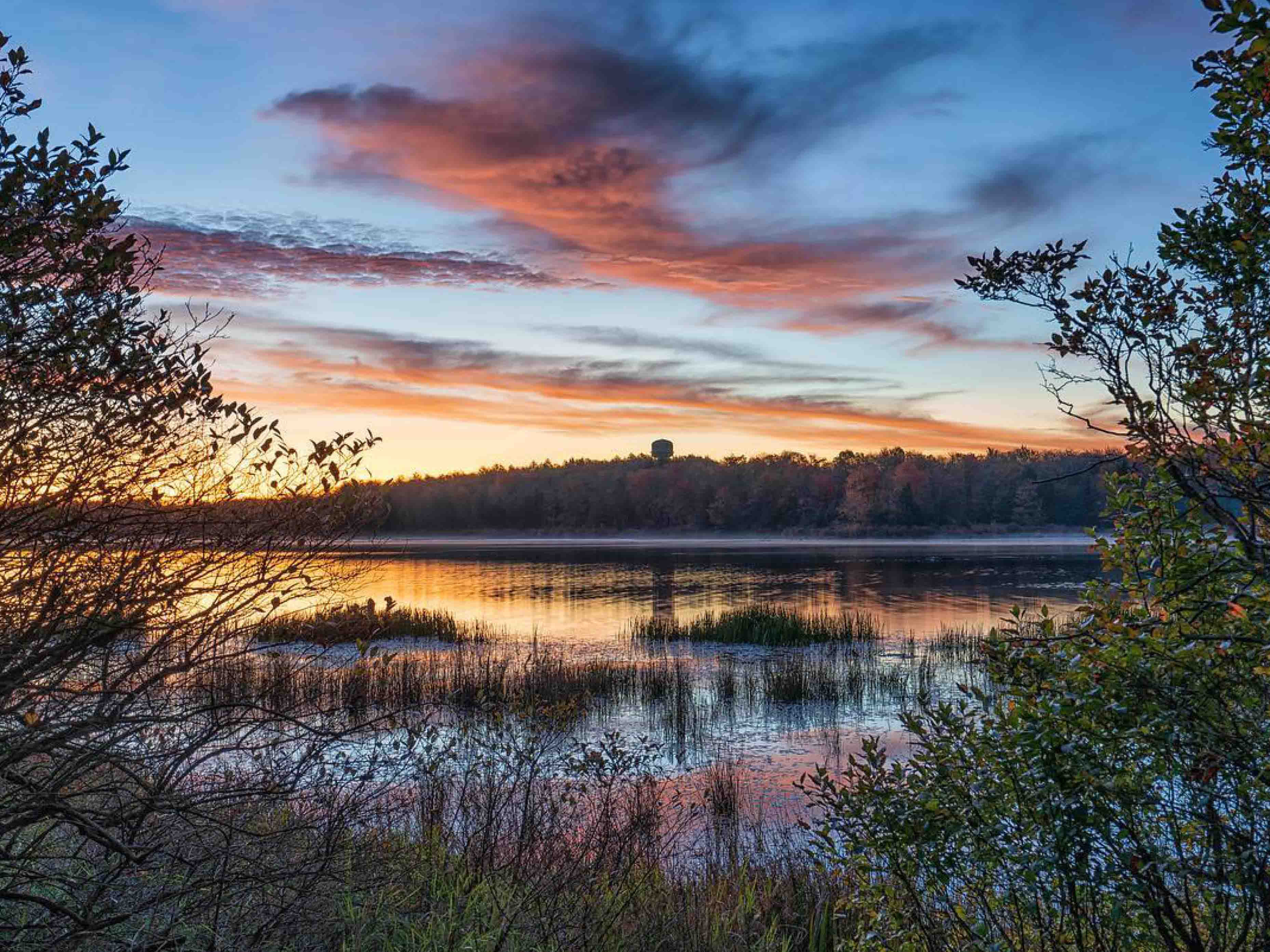 Sunset, Ricketts Glen State Park, Benton, Columbia County