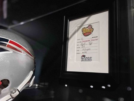Tom Brady Draft Card, Pro Football Hall of Fame