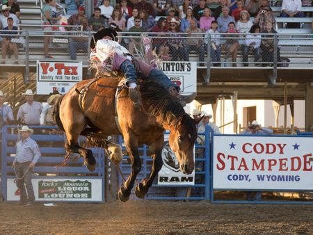 Horse bucking, Cody Rodeo